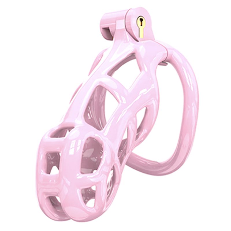 Pink chastity cage