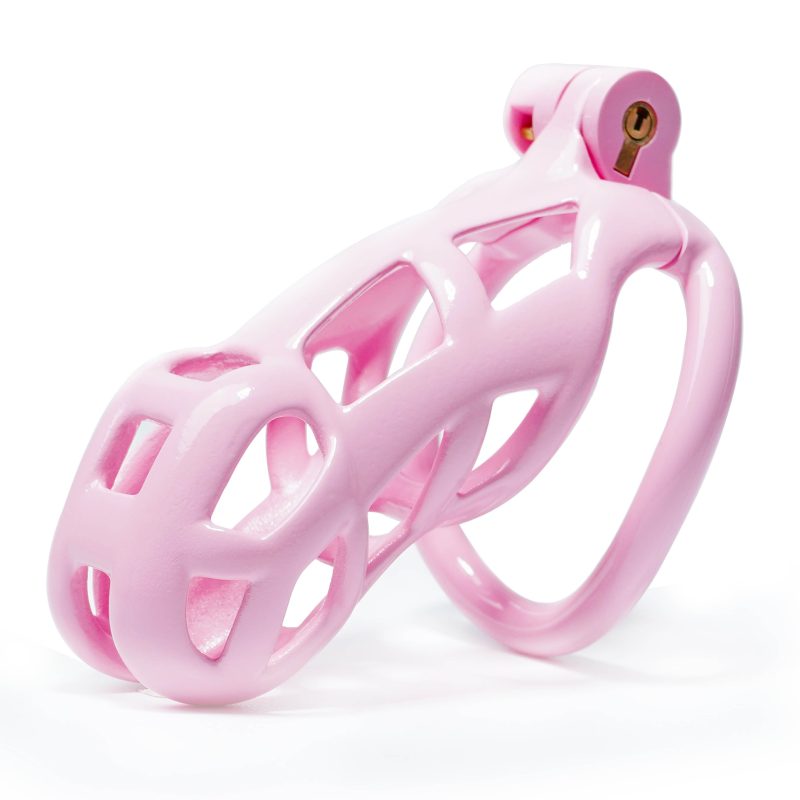 Pink Chastity Cage