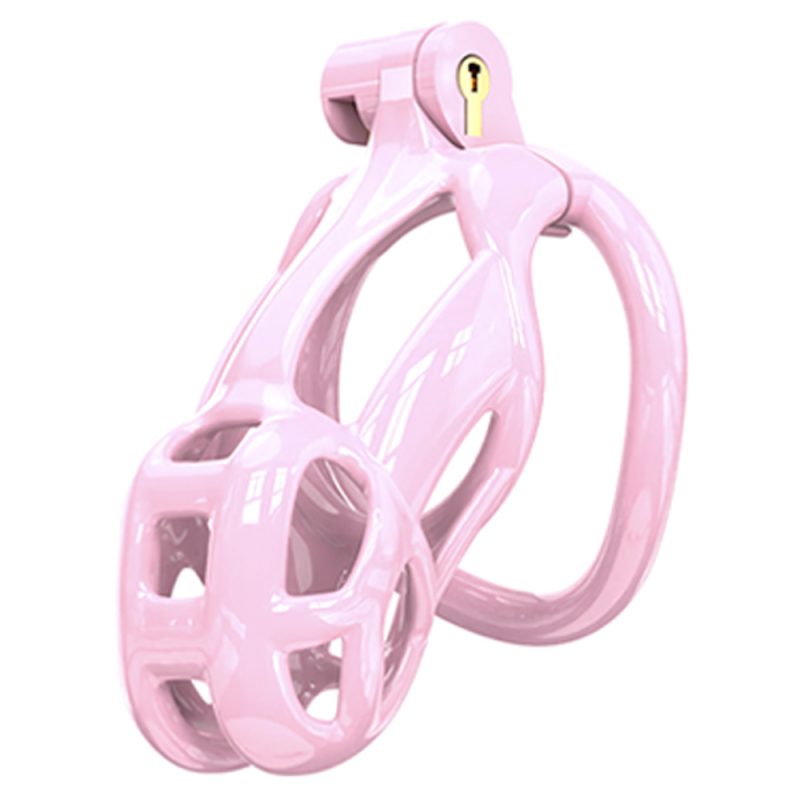 Pink chastity cage