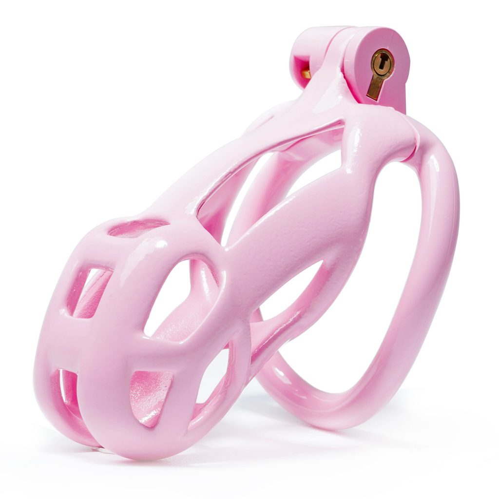 Pink Chastity Cage