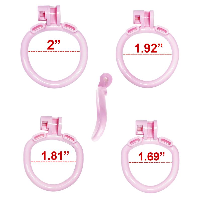 Pink Chastity Cage