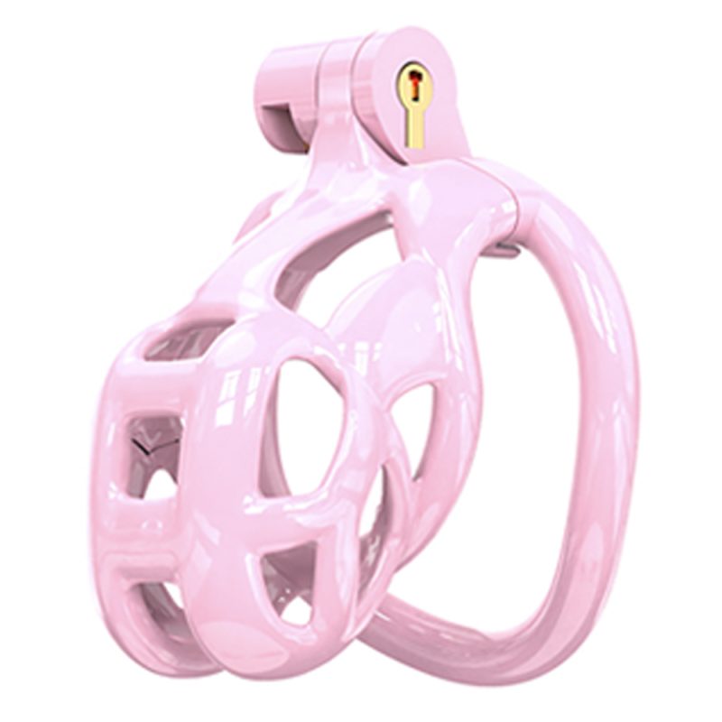 Pink chastity cage