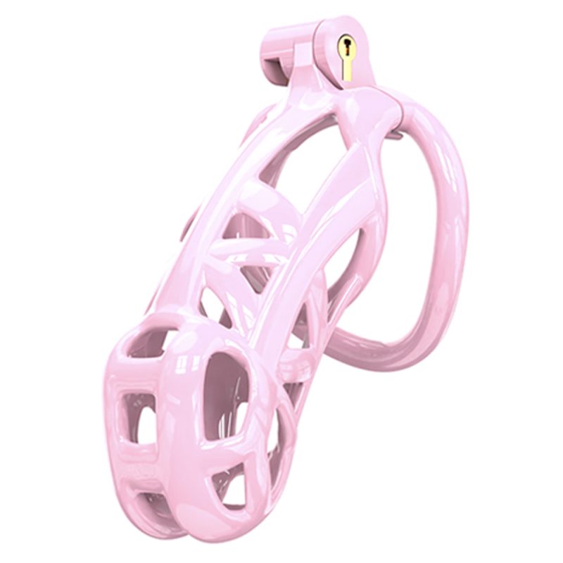 Pink chastity cage