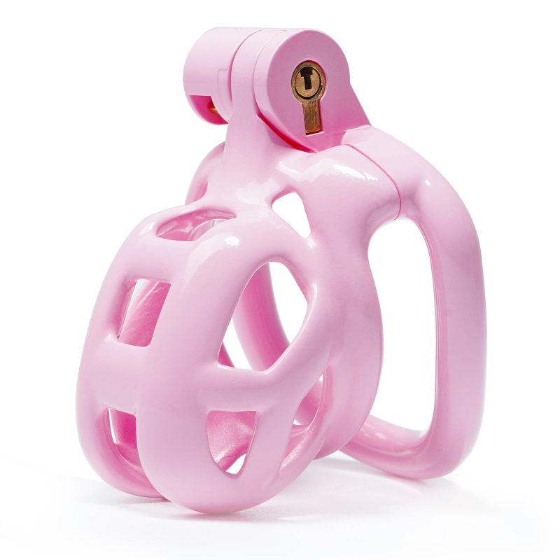 Pink Chastity Cage