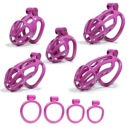 Pink Chastity Cage