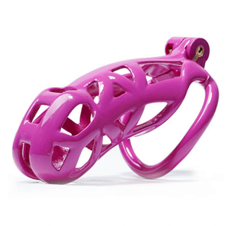 Chastity Cage V1 In Magenta Chastity Boutique 3057