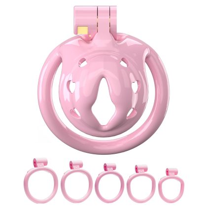 Pink Chastity Cage