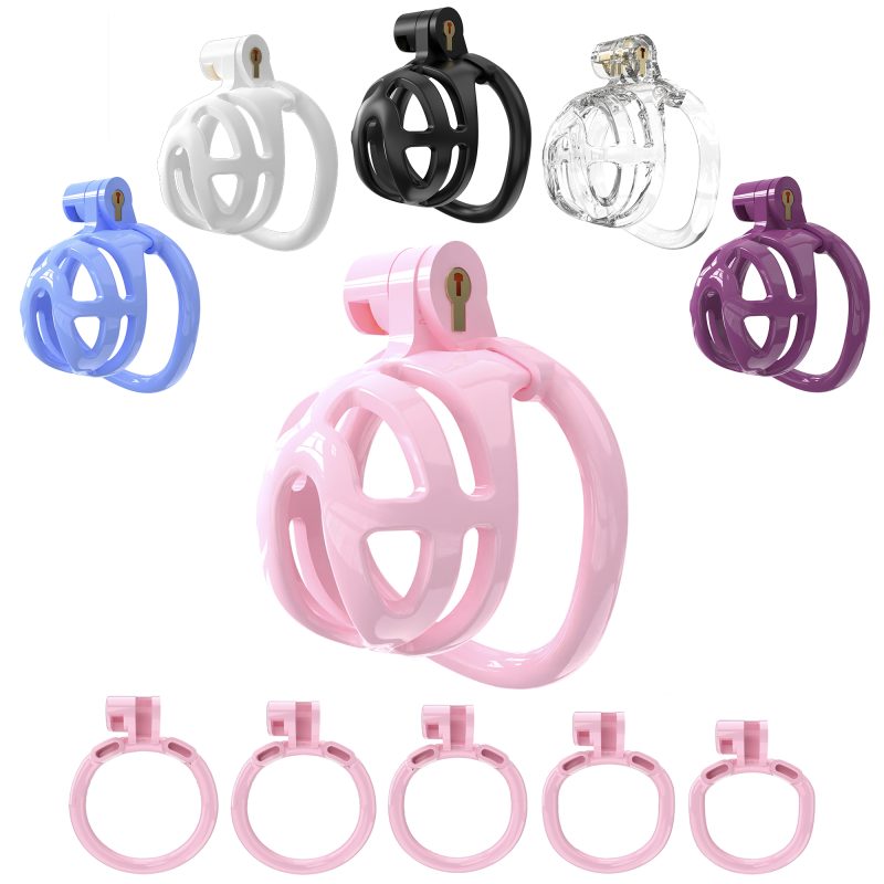 small pink chastity cage