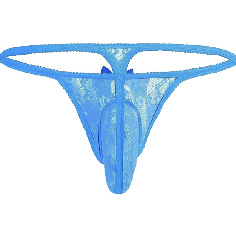 sissy pouch panties lace thong
