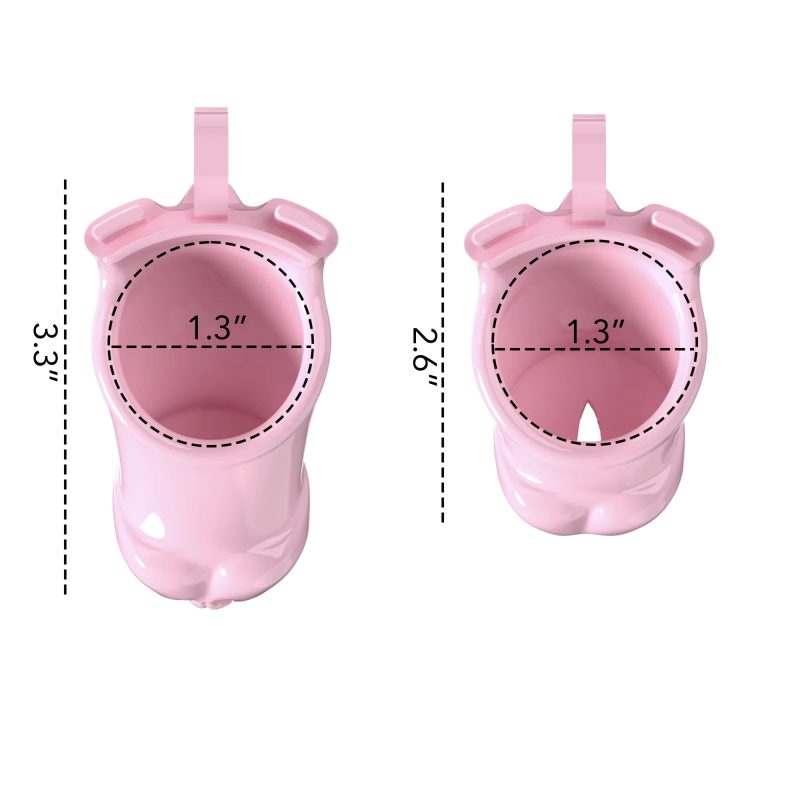 Pink chastity device