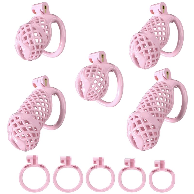 Pink chastity device