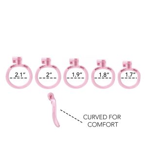 Pink chastity device