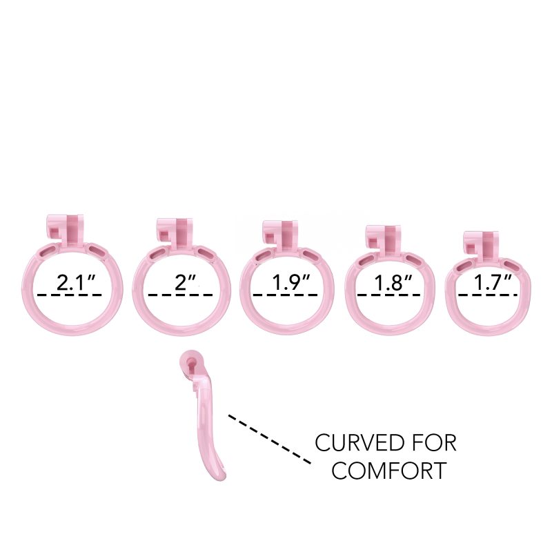 Pink chastity device