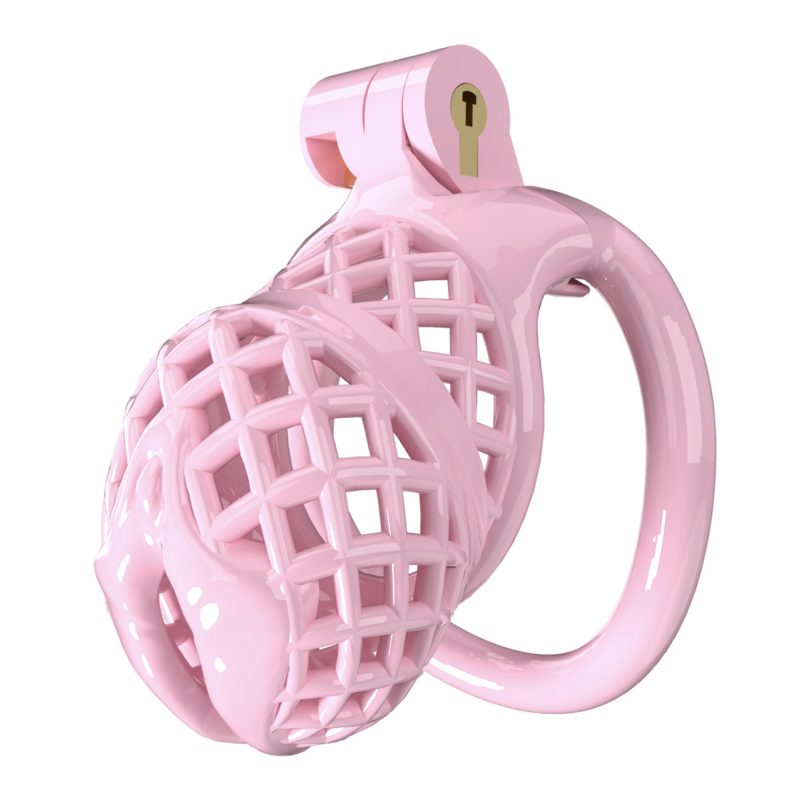 Pink chastity device