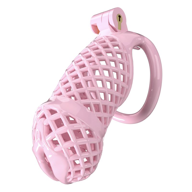 Pink chastity device