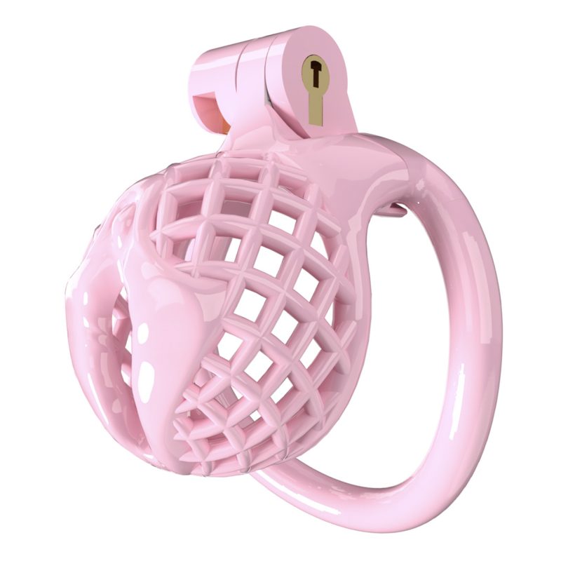 Pink chastity device
